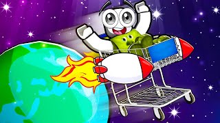 ショッピングカートを改造して宇宙まで飛ぶロブロックス