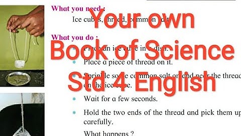std 4 L-4 Your Own Book of Science English full explanation in Marathi @easylearning24s
