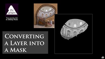 Converting a Layer to a Mask in Affinity Photo