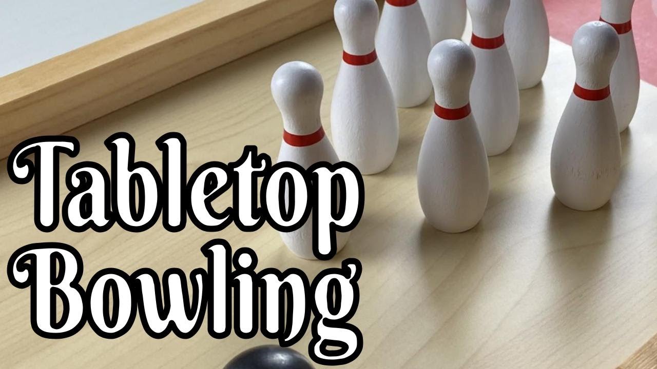 Tabletop Bowling - A bowling dexterity game from GoSports 