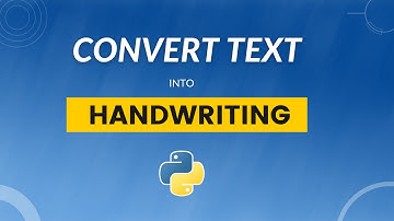 Convert Text into Handwriting using Python | PyWhatKit