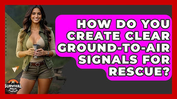 How Do You Create Clear Ground-to-air Signals For Rescue? - Survival Skills for Everyone
