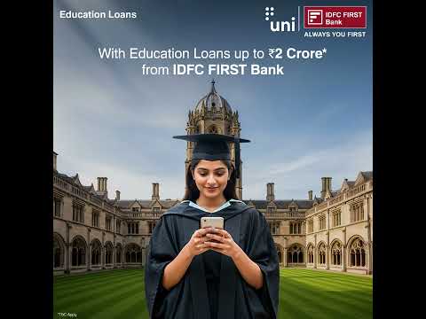 The beginning of your success journey is in your hands with IDFC FIRST Bank Education Loans