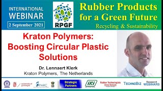 Kraton Polymers: Boosting Circular Plastic Solutions (Dr. Lennaert Klerk) (IIT Kharagpur) (RPGF2021)