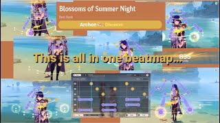 Osu! Mania player fc's a Drumalong 500 note map | Genshin Impact