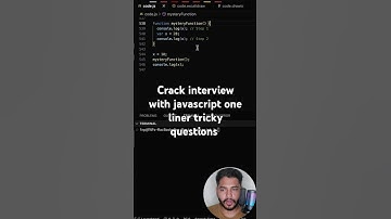 part 2 #interviewquestions #programming #coding #interview #freshers #variable scope #hoisting