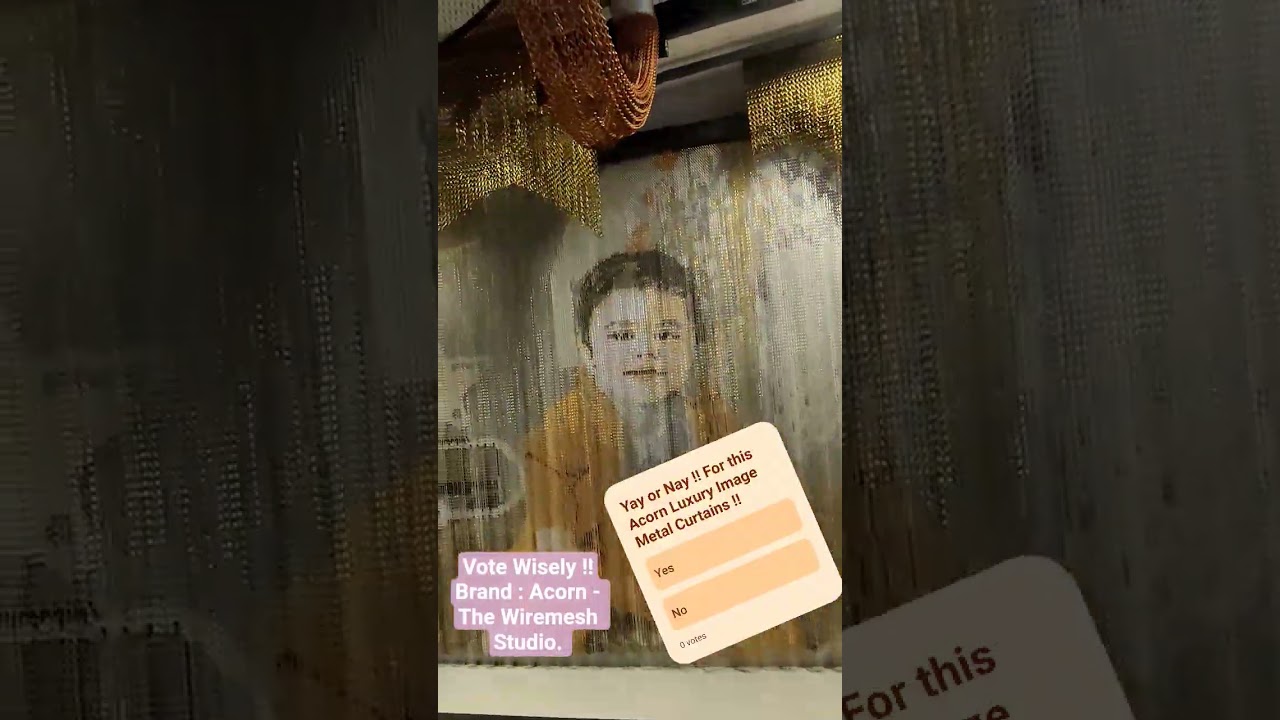 Acorn Luxury Customised Chain Curtains  