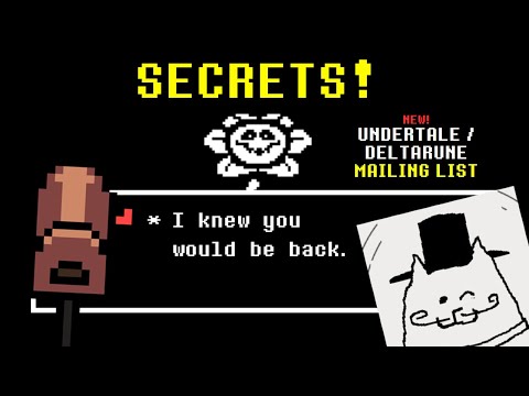 SECRETS in the OFFICIAL Undertale/Deltarune NEWSLETTER!