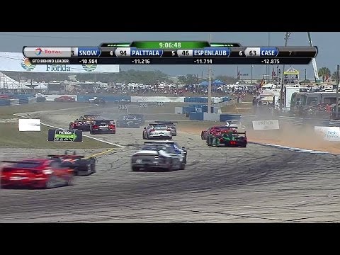 2014 United SportsCar Championship 12 Hours of Sebring Malucelli and others