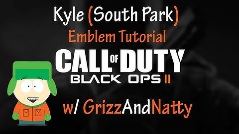 Black Ops 2 Emblem Tutorial - Kyle (South Park)
