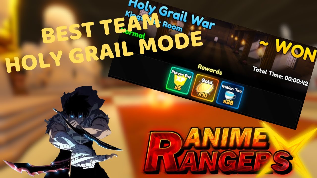 [OP TEAM] Пройдите режим «Война Святого Грааля» МЕНЕЕ чем за 50 секунд! – Anime Rangers X