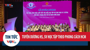 Tuyên dương HS, SV xuất sắc tiêu biểu học tập và làm theo tư tưởng, đạo đức, phong cách HCM năm 2020