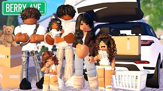 CHAOTIC FAMILY MOVING DAY! LAST DAY IN OUR HOUSE *VOICED* BERRY AVE ROBLOX ROLEPLAY