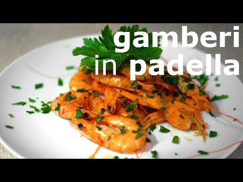 Gamberi in padella