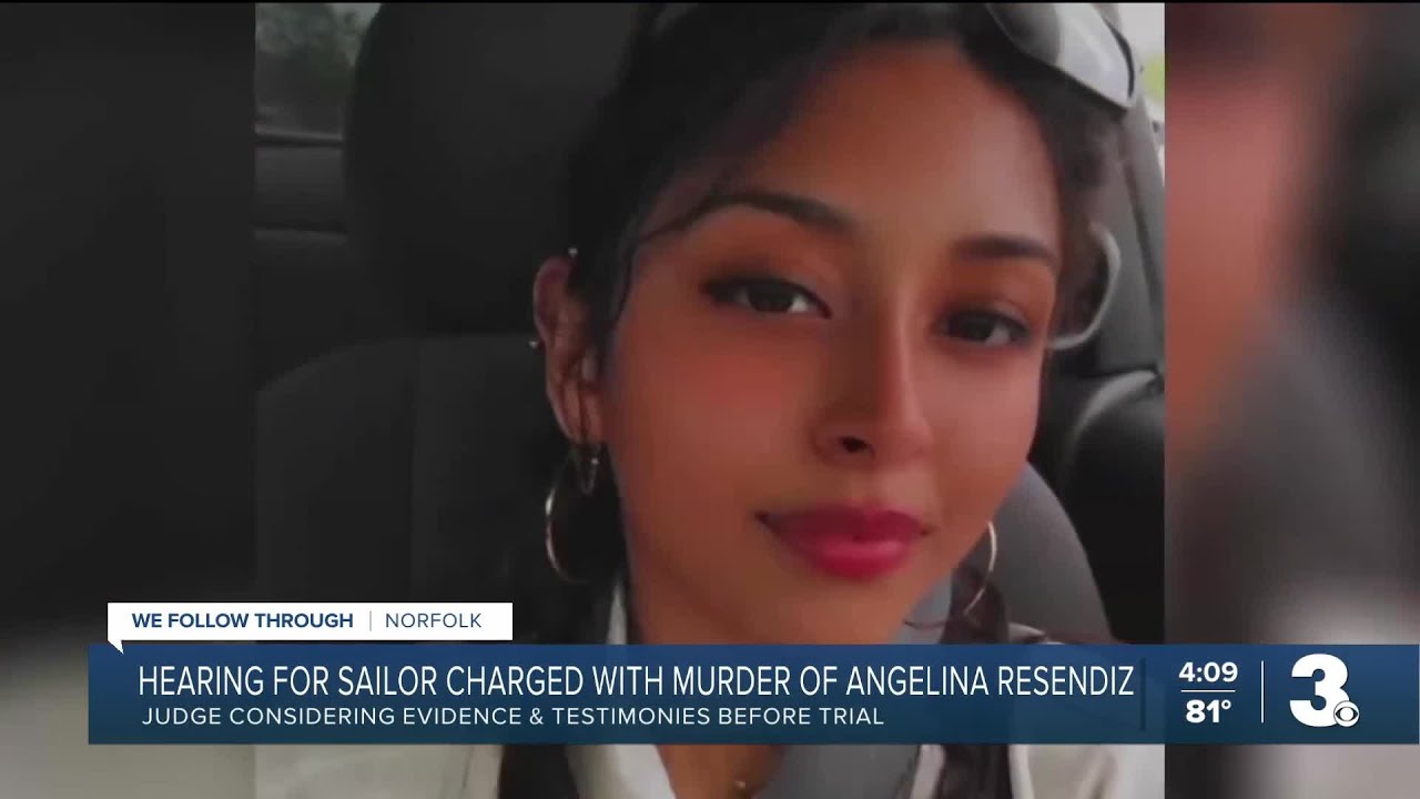 Sailor accused in Seaman Angelina Resendiz death appears in Norfolk court