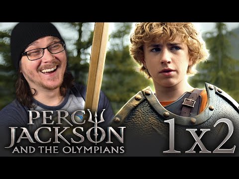 PERCY JACKSON AND THE OLYMPIANS 1x2 REACTION | I Become Supreme Lord of the Bathroom