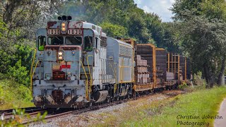 Vintage heritage power frieght run up the Florida Central