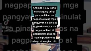 Filipino 9 Unang Markahan- Ikaapat na Linggo: Sangkap Ng Nobela