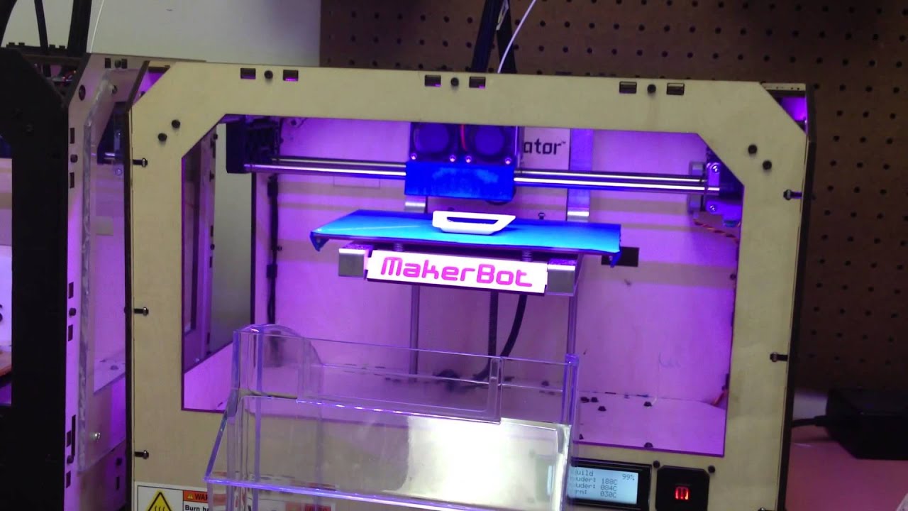Makerbot Replicator Automated Part Removal Upgrade