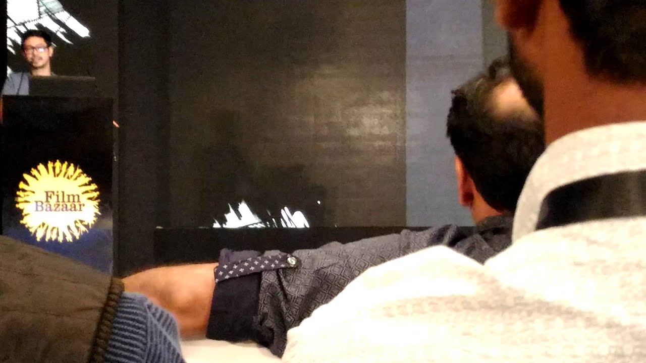 [Film Bazaar 2015] Director Nicholas Kharkongor speaking during Investors' Pitch