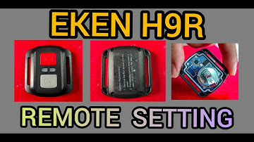 How Can You Setup Your Eken H9R Action Camera Remote.