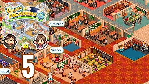 Pocket Academy 3 - Gameplay Walkthrough Part 5 - Rank 2-3 (Android, iOS)