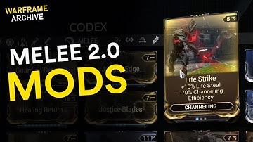 Melee 2.0 Mods & Life Strike - Warframe Archive
