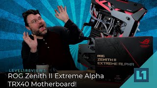 ROG Zenith II Extreme Alpha TRX40 Motherboard Review + Linux Test!