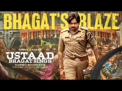 BHAGAT'S BLAZE from Ustaad Bhagat Singh on Mythri - YOUTUBE