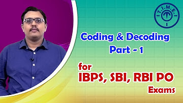 Coding & Decoding Part   1 for IBPS, SBI, RBI PO Exams