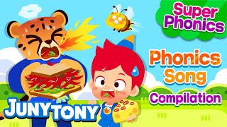 ⭐NEW⭐ Super Phonics | Compilation | Learn Words | ABC Phonics Song for Kids | JunyTony