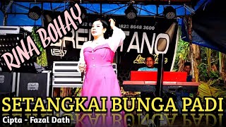 SETANGKAI BUNGA PADI - COVER BY RINA BOHAY - DANGDUT REMIX || LIVE ORGEN TUNGGAL