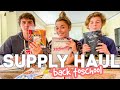 BACK TO SCHOOL SUPPLY HAUL *our textbooks and supplies for virtual high school*