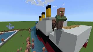 R.M.S Titanic But In Minecraft