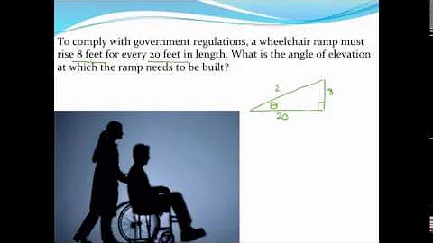 Finding missing angles using inverse trig functions (with application)