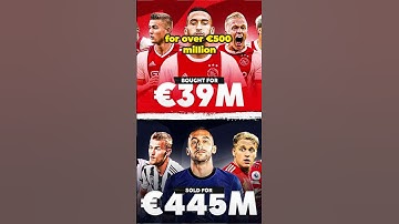 Ajax Made €500 Million From Their Youth Academy 😳💰