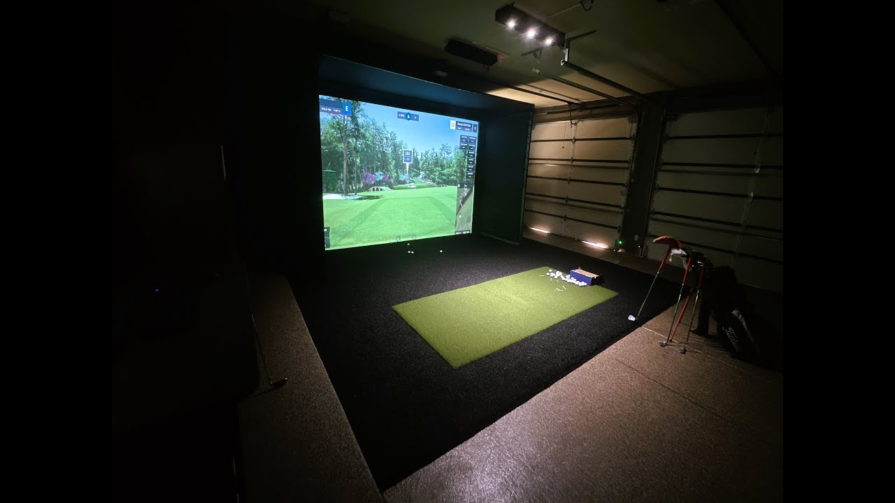 Garage Golf Simulator in Scottsdale, AZ - YouTube