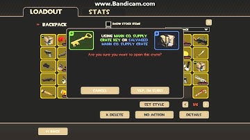 TF2-Unboxing a #40 Salvaged Crate