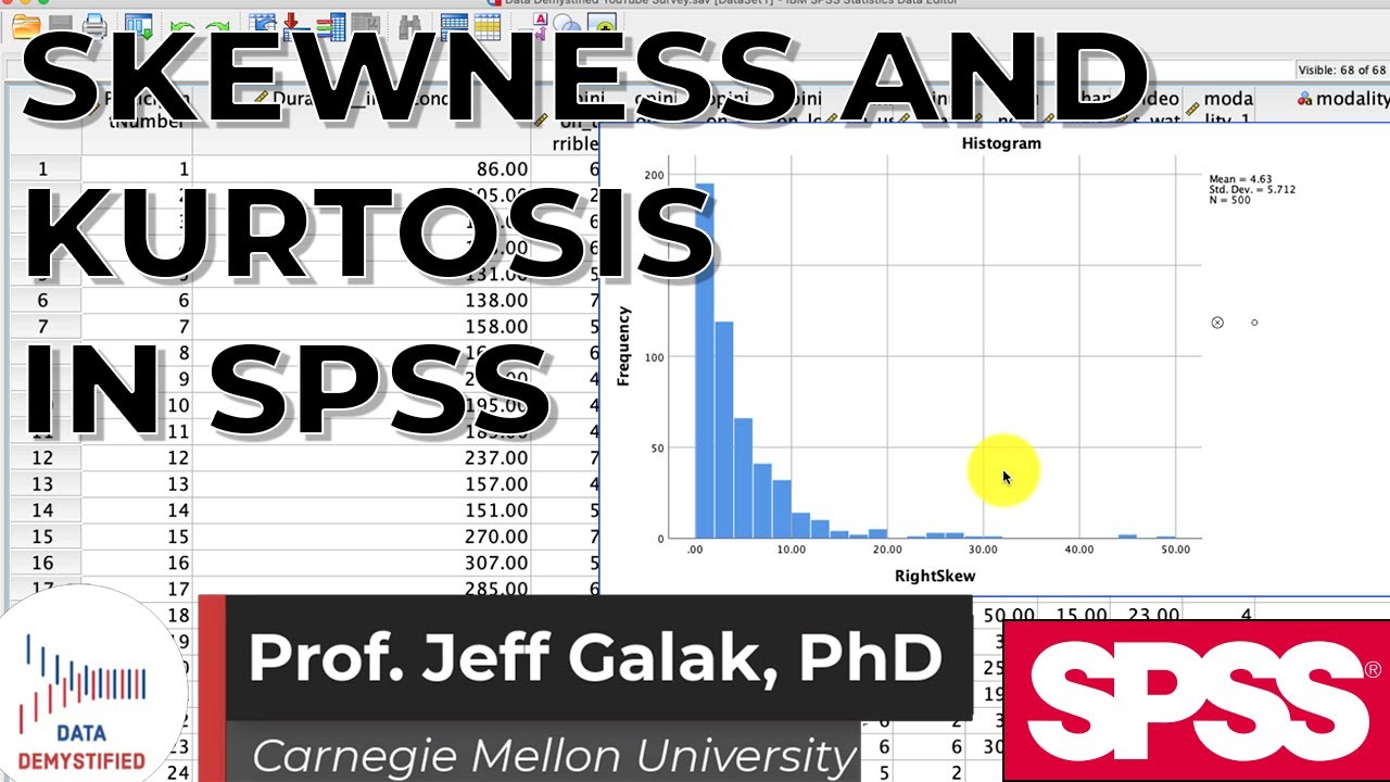 How To Interpret Skewness And Kurtosis In Spss