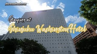 Staying Shinjuku Washington Hotel Tokyo Japan