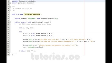 ciclo while – java (lanzamiento de dados)
