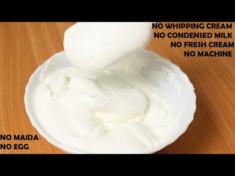 Video: Curd Cream For Cake