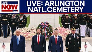LIVE: Trump speaks at Arlington National Cemetery on Memorial Day