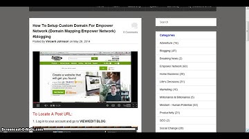 Domain Mapping Empower Network - How To Setup Custom Domain For Empower Network