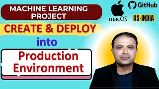 Create & Upload ML Project to GitHub and Deploy to Production on Mac | #MachineLearning #GitHub