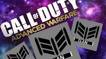 Custom Clan Emblem -Call Of Duty Advanced Warfare (Emblem Tutorial)