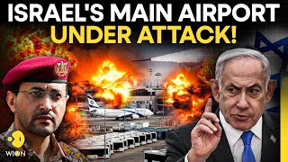 Israel's Main Airport Under Attack! Yemen Houthis Claim Missile Strike | Israel-Houthis War LIVE