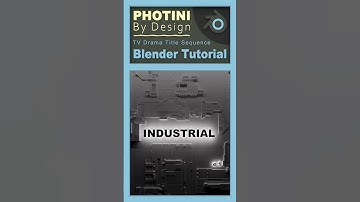 Geo Nodes Flickering Title Sequence - Blender Tutorial  #blendertutorial #blender #motiongraphics