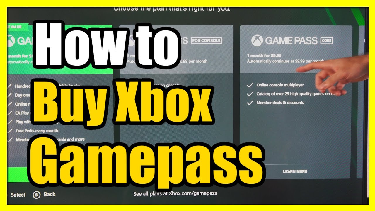 How to Buy Xbox Game Pass & See Other Plans on Xbox Series X (Cheaper ...