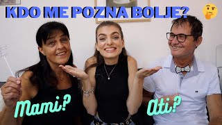 KDO ME POZNA BOLJE? Mama ali ata? 😜l Kaja Karba